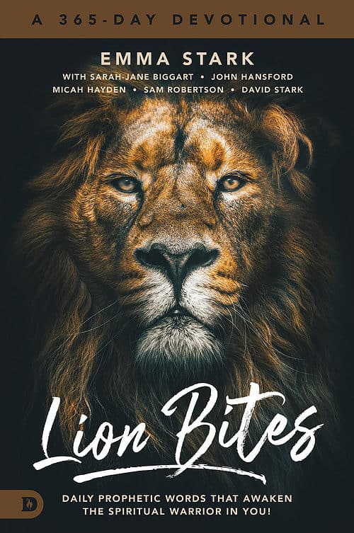 Lion Bites - book front cover image of hardcover prophetic book by Emma Stark and other authors